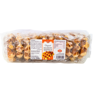 WORLD CONES N.V. Belgische Zuckerwaffeln - 550 g