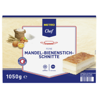 METRO Chef Mandel-Bienenstich Blechkuchen tiefgefroren -...