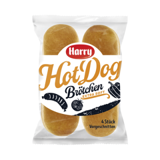 Harry Hot Dogs 4 Stück - 250 g Packung