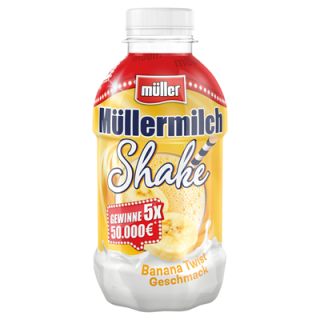 müller Mülleremilch Shake Banana Twist...