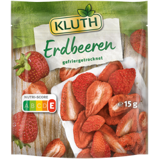 Kluth Erdbeeren Litauen gefriergetrocknet - 15 g Beutel