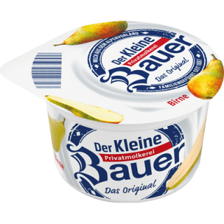 Bauer Fruchtjoghurt 3,5 % Fett, Birne, gekühlt - 100 g Becher