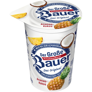 Bauer Fruchtjoghurt, 3,5 % Fett, Ananas Kokos...