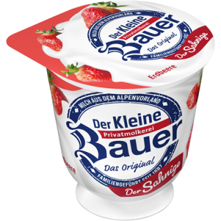 Bauer Sahne-Fruchtjoghurt 10 % Fett Erdbeer gekühlt...