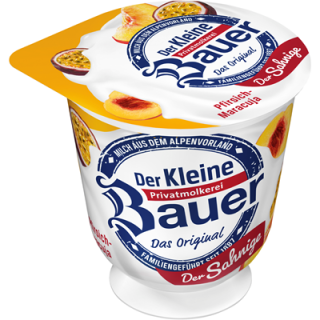 Bauer Sahne-Fruchtjoghurt 10 % Fett Pfirsich-Maracuja gekühlt - 150 g Becher