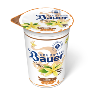 Bauer Fruchtjoghurt 3,5 % Vanille Müsli - 225 g Becher