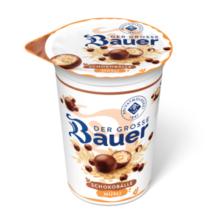 Bauer Fruchtjoghurt 3,5 % Schoko Müsli - 225 g Becher