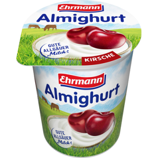 Almighurt Fruchtjoghurt Kirsche 3,8 % Fett gekühlt - 150 g Becher