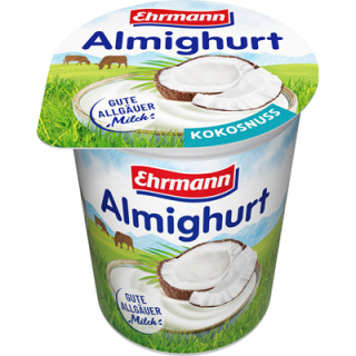 Almighurt Fruchtjoghurt Cocosnuss 3,8 % Fett gekühlt - 150 g Becher