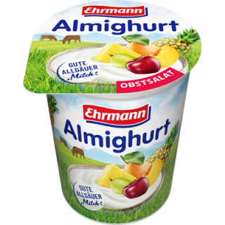 Almighurt Fruchtjoghurt Obstsalat 3,8 % Fett gekühlt - 150 g Becher