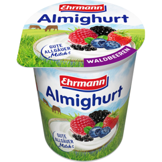 Almighurt Fruchtjoghurt Waldbeeren 3,8 % Fett...