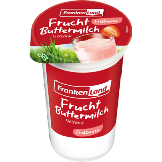Frankenland Frucht-Buttermilch Erdbeere gekühlt -...