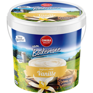 Omira Fruchtjoghurt 3,8 % Vanille gekühlt - 1 kg Eimer