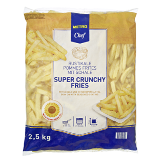 METRO Chef Super Crunchy Fries 11 x 11 mm, tiefgefroren,...