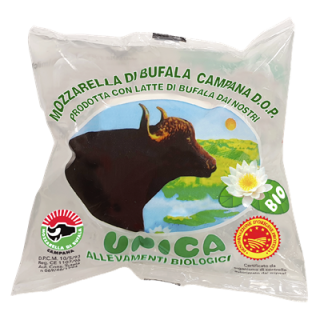 Unica Bio Büffel Mozzarella min. 52 % Fett i.Tr. ATG 100 g - 280 g Stück