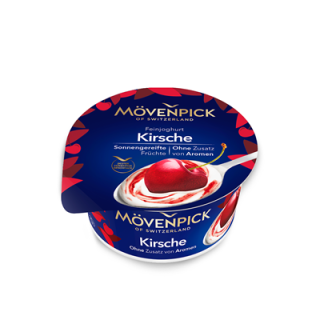 Mövenpick Feinjoghurt, 15 % Fett, Kirsche gekühlt - 150 g Becher