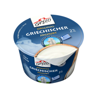 Greco Griechischer Joghurt, 2 % Fett gekühlt - 150 g Becher