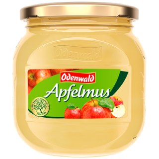 Odenwald Apfelmus leicht gezuckert - 720 ml Tiegel