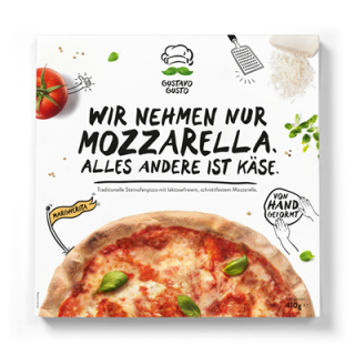 GUSTAVO GUSTO Originale Pizza Margherita tiefgefroren 30...