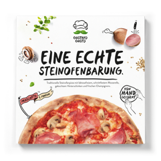 GUSTAVO GUSTO Originale Pizza Prosciutto e Funghi...