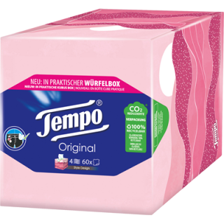 Tempo Original Würfel-Box, 60 Taschentücher