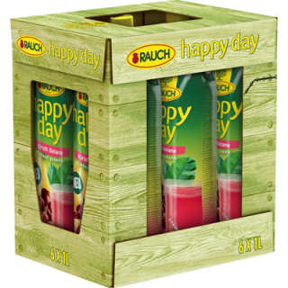 Happy Day Kirsch Banane - 6 x 1 l Karton