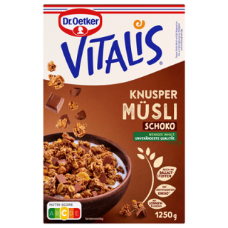 Dr. Oetker Knuspermüsli Schoko - 1,25 kg Schachtel