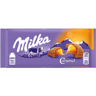 Milka Tafelschokolade, Caramel - 100 g Stück