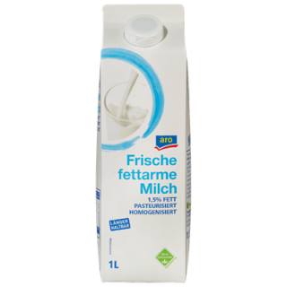 aro Milch fettarm 1,5 % - 1 l Stück