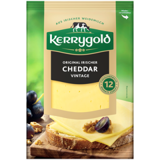 Kerrygold Cheddar Vintage 12 Monate gereift - 120 g Packung