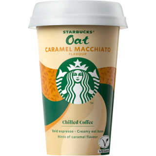 Starbucks Chilled Oat Caramel Macchiato - 220 ml Becher