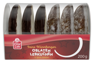 Fine Life Oblatenlebkuchen - 200 g Tray