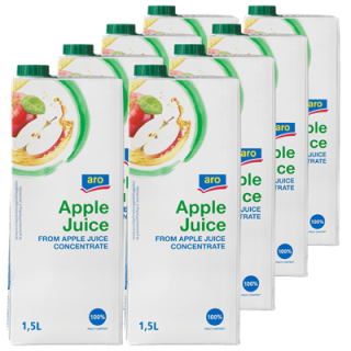 aro Apfelsaft - 8 x 1,5 l Packung
