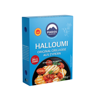 PINDOS Halloumi 43 % Fett i.Tr. - 225 g Karton
