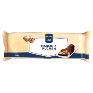 METRO Chef Folienkuchen Marmor - 400 g Packung