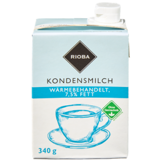 RIOBA Kondensmilch 7,5 % - 340 g Packung