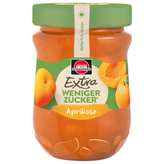 Schwartau Extra Weniger Zucker Aprikose - 300 g