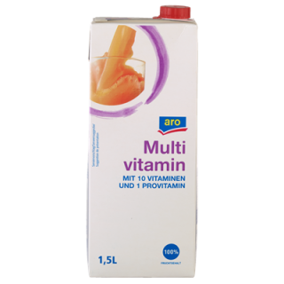 aro Multivitaminsaft 100 % Fruchtgehalt - 1,50 l Packung