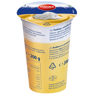 Omira Dessert mit Sahne Vanille gekühlt - 200 g Becher