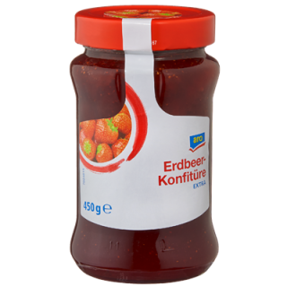 aro Konfitüre Erdbeer - 450 g Glas
