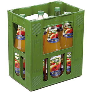 Dietz Apfelsaft trüb 100 % Fruchtgehalt Glas - 6 x 1...