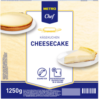 METRO Chef Käsekuchen tiefgefroren - 1,25 kg...