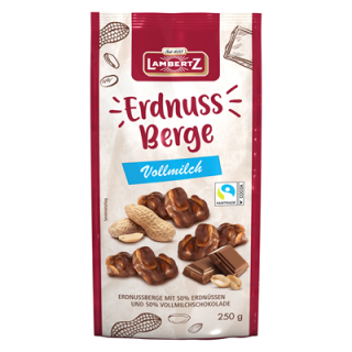 Lambertz Erdnussberge Vollmilch - 250 g Beutel