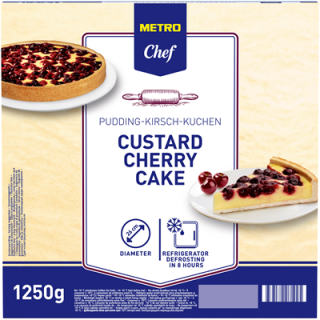 METRO Chef Puddingkirschkuchen tiefgefroren - 1,25 kg...