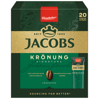 Jacobs Tassenportionen Krönung 20 Sticks - 36 g Schachtel