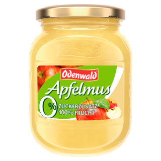 Odenwald Apfelmus 0 % Zuckerzusatz - 370 ml Tiegel