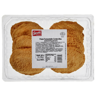 Sprehe Putenform Cordon Bleu - 840 g Packung