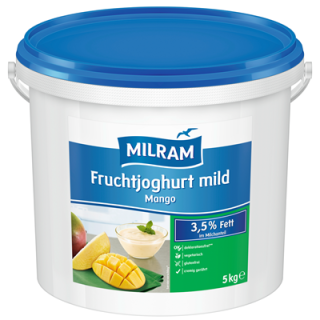 Milram Fruchtjoghurt 3,5 % Mango gekühlt - 5 kg Eimer