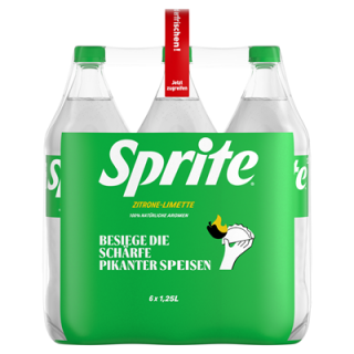 Sprite Einweg PET - 6 x 1,25 l Multipack