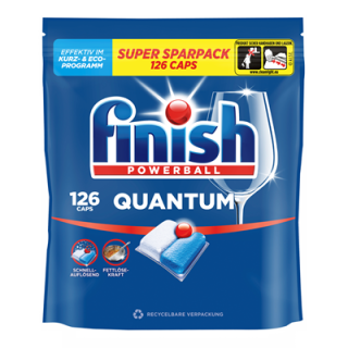 Finish Quantum Super Fresh 126 Caps - 1,31 kg Kiste